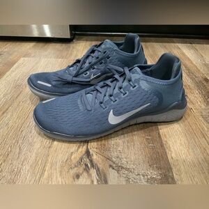 New Nike Men's Free RN 2018  - 942836 401 - Thunder Blue / Gunsmoke Size: 8.5